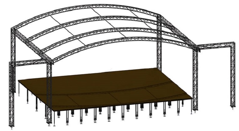 curved roof truss
