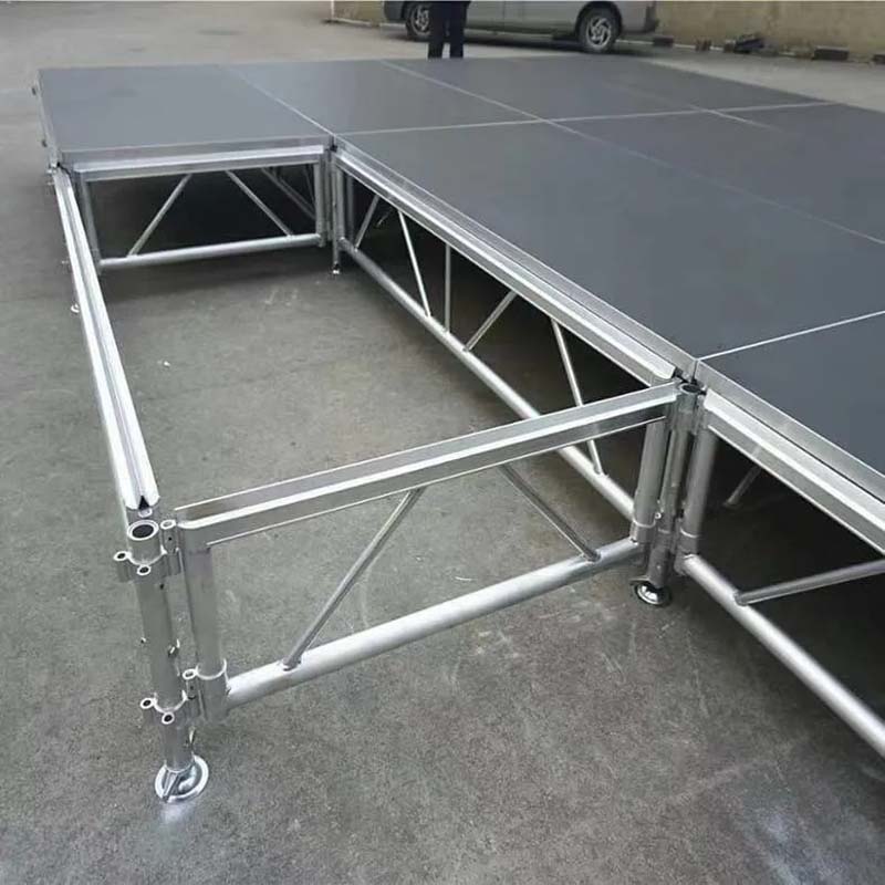 4x4 stage and 4x8 stages