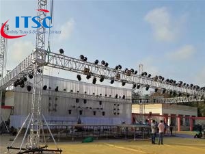 60 foot Cheap Price Aluminum heavy flat roof stage truss
