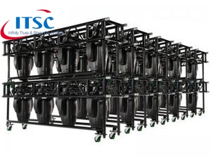 Heavy Duty Black Pre-rig moving light truss with TUVE certificates