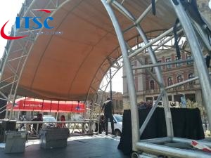 6m Temporary Tunnel Stage Roof For Festival Events