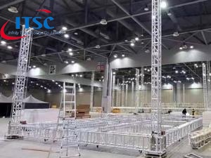8m Stage Flat Roof  Linear Box Truss System Kit for Sale