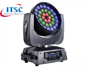36x18W 6 in 1 RGBWA UV led Focusing Dyeing Moving head for stage