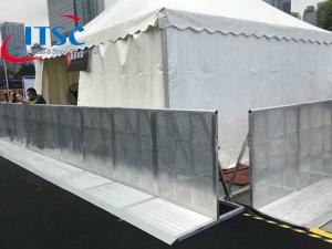 6m festival safety security metal Center barriers for sale