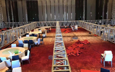 Indoor Aluminum truss system setup in 5-Start Hotels  2020 New Year Celebration