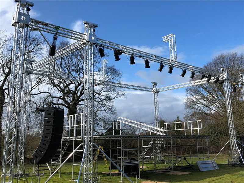 ITSC truss Flat Roof 6 Towers Soundwing Set for Speaker