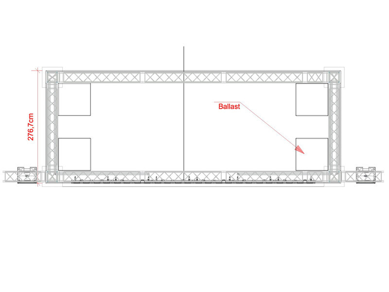 Box Truss LED Screen Support