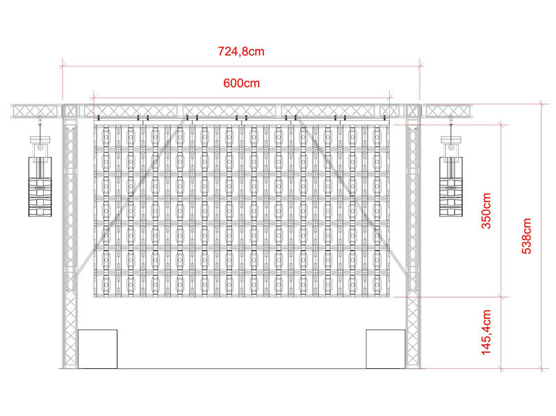 Box Truss LED Screen Support