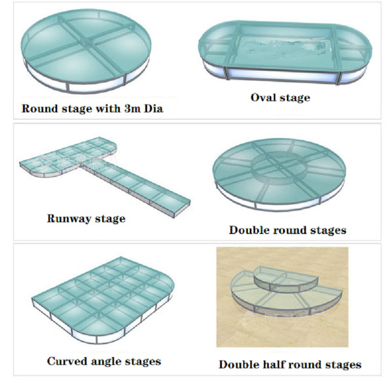 Portable Wedding Stage Risers for sale