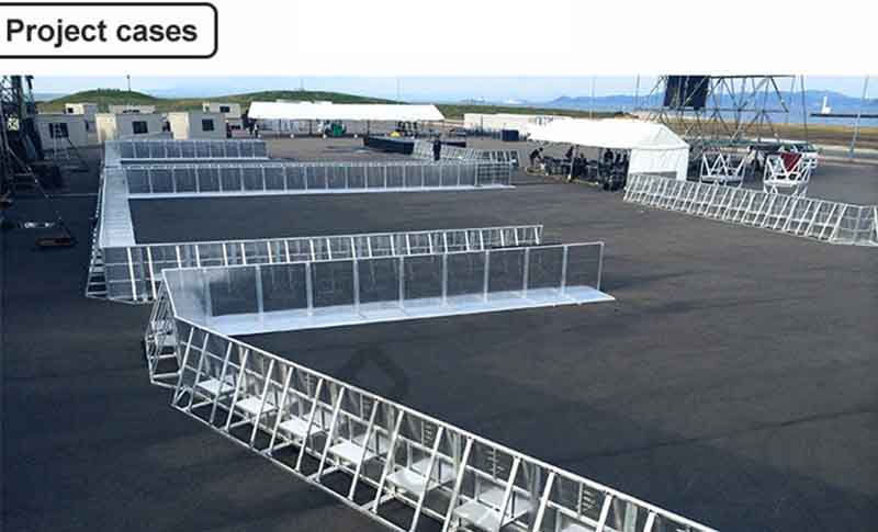 concert stage barrier online