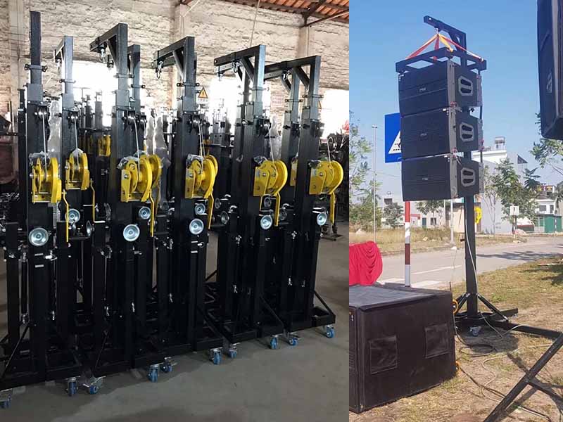 line array speaker stand price