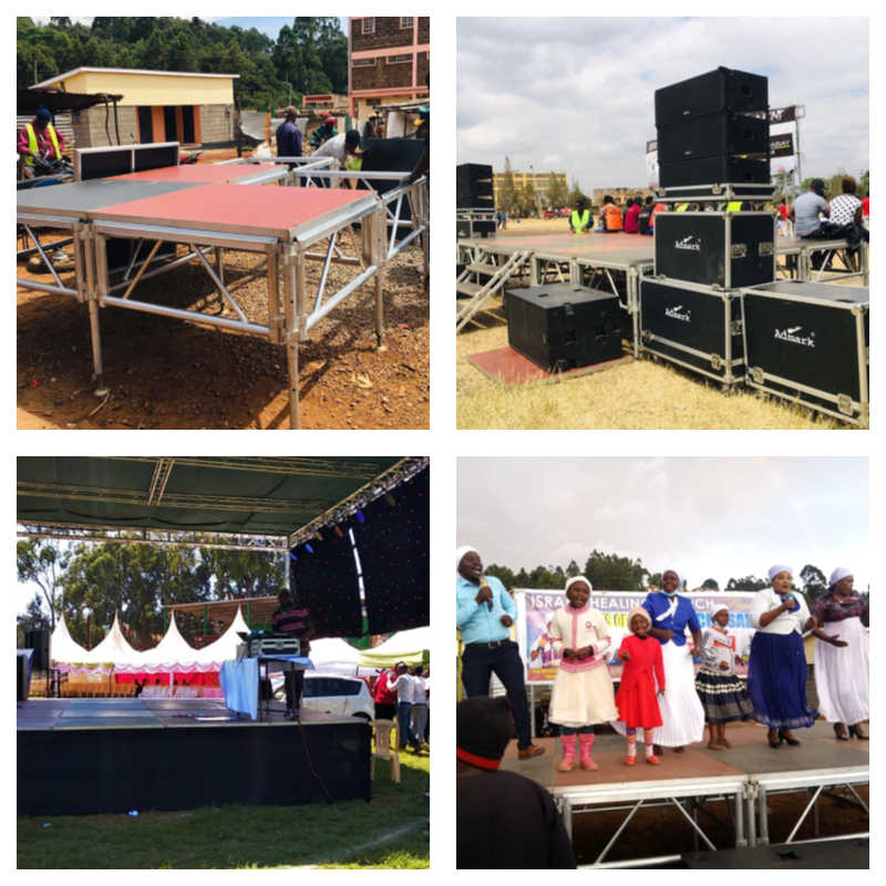 portable stage deck platform