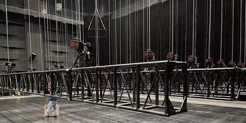 Powder coated Black Boxtruss