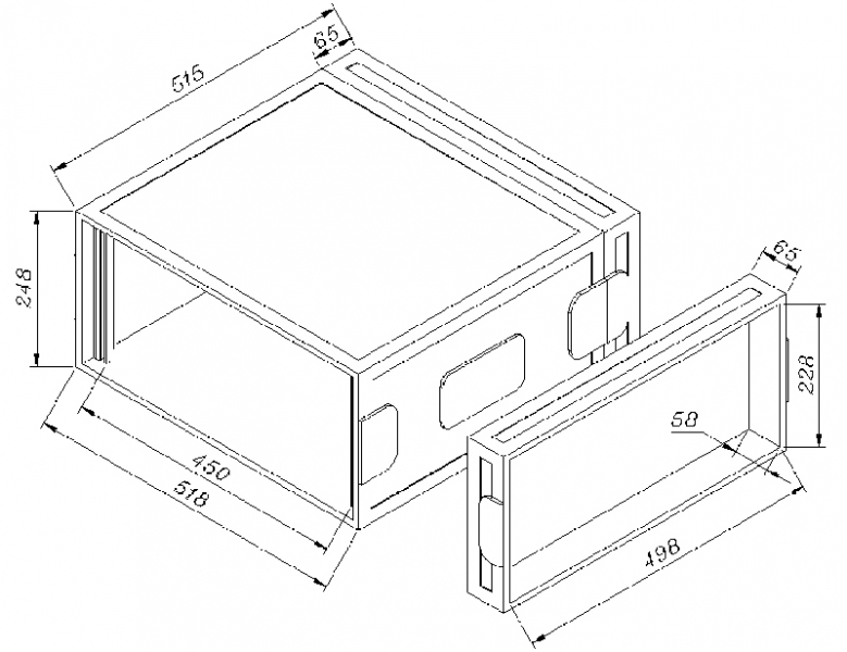 5u rack case road