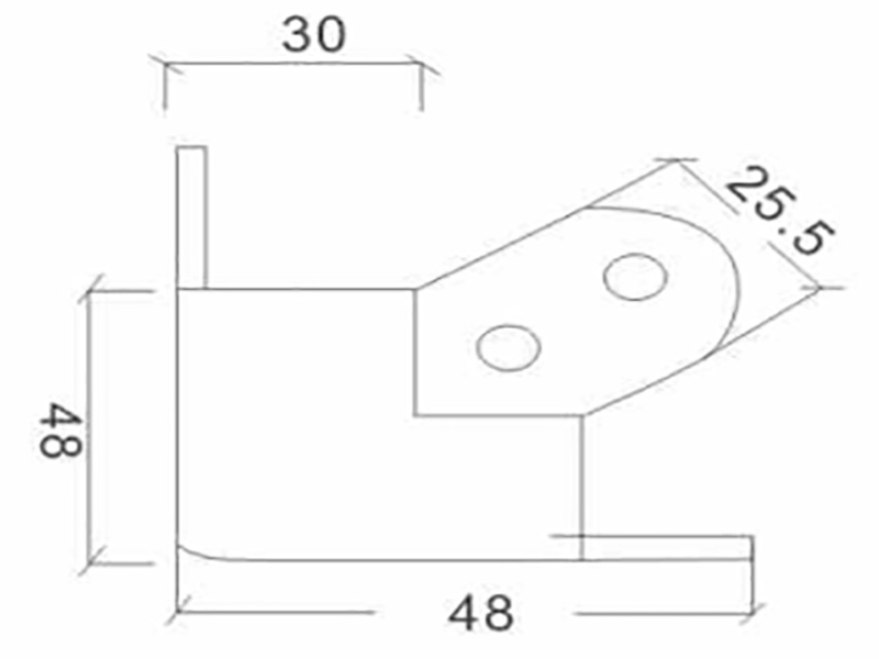 Flight Case Flat Corner Brace