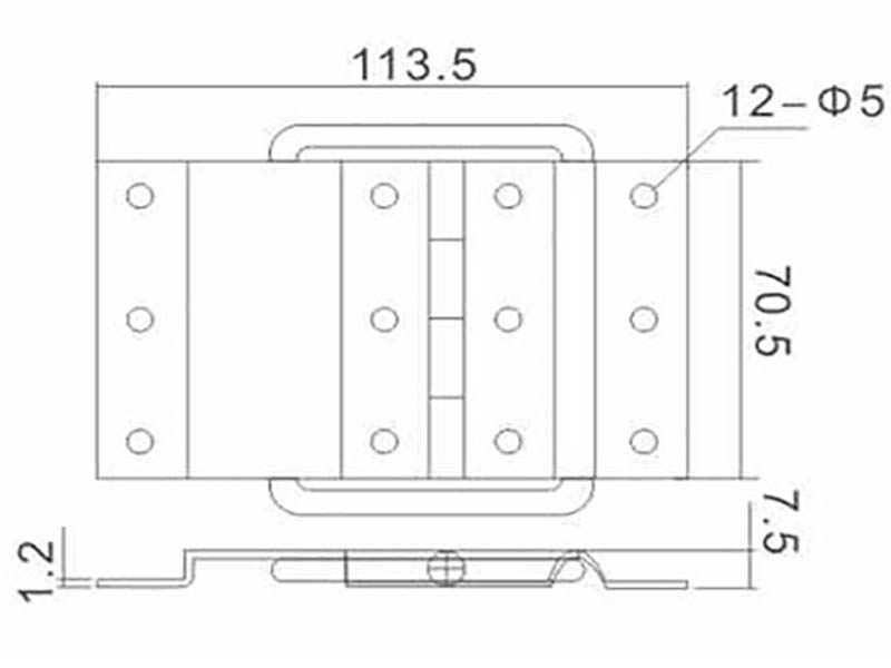 flight case strut hinge release