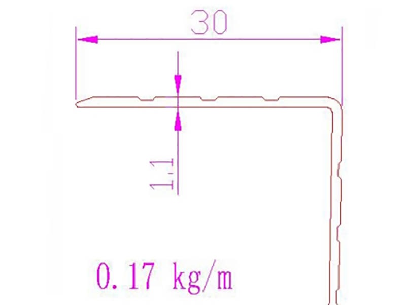 aluminum single angle extruded for sale