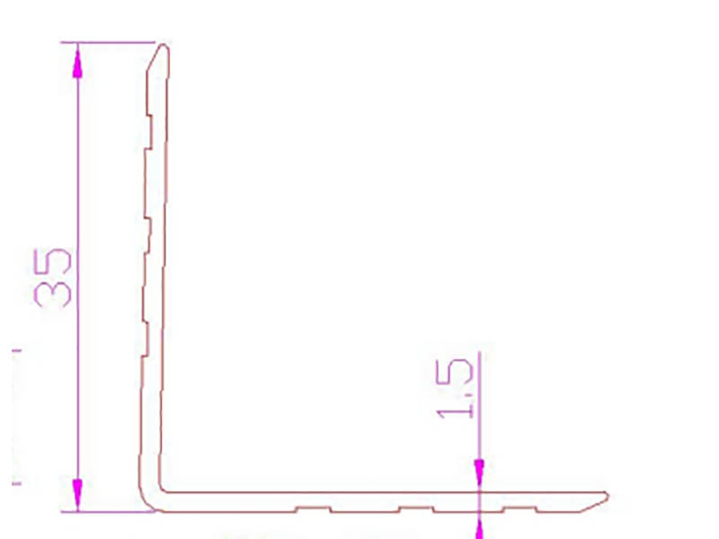 single angle corner extrusion for sale