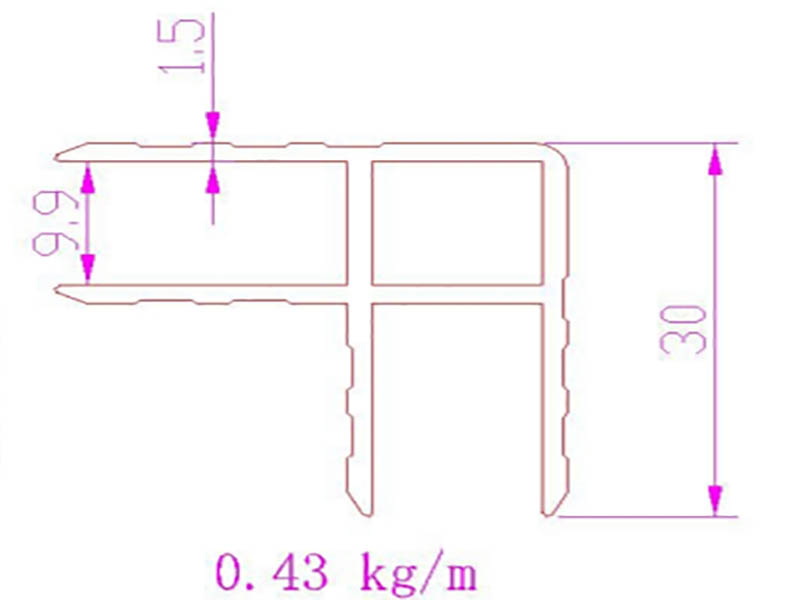 extrusion corner angle