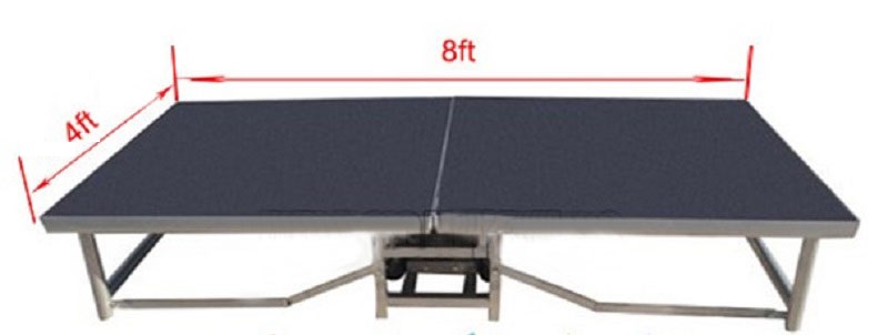 drum riser folding stage platform