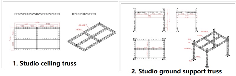 studio lighting truss structure