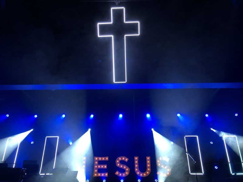 church stage lighting design