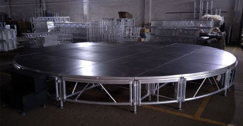 circular stage platform for dancing