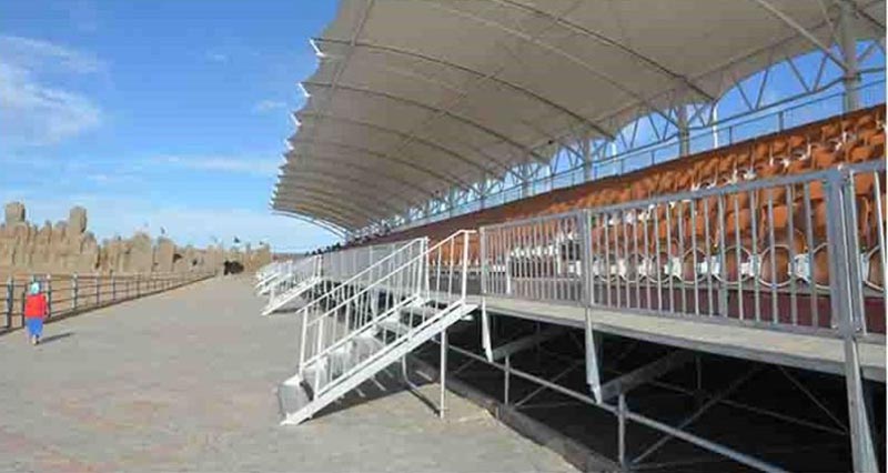 football grandstand bleacher