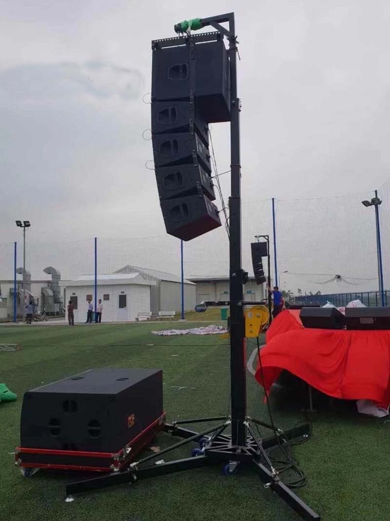 Line Array Speaker Tower for sale to USA!-www.itsctruss.com