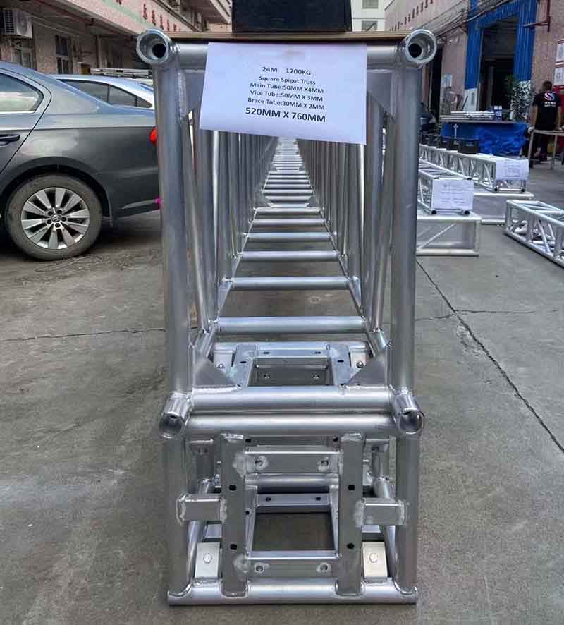 heavy duty box truss for dj lighting