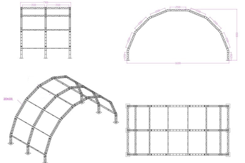 Stage Tunnel Roof