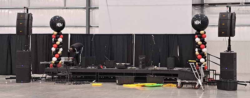line array stand frame