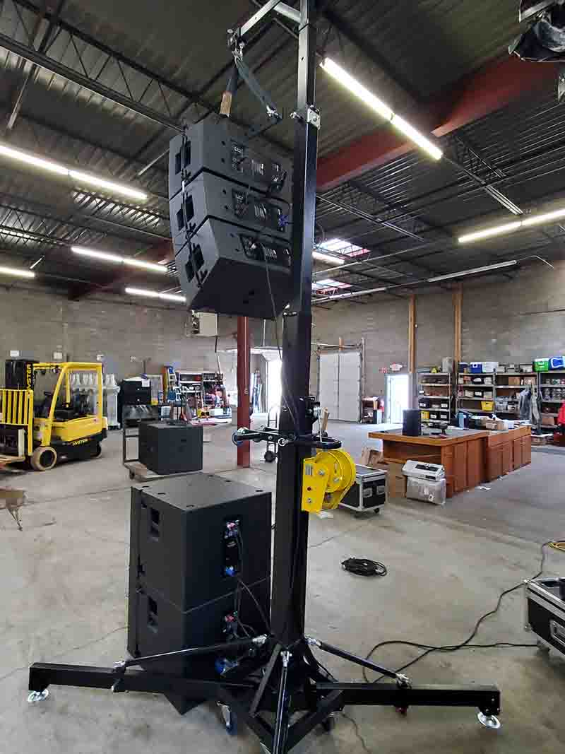 line array lift gear