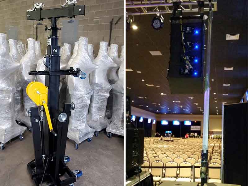 lightweight t bar lighting stand