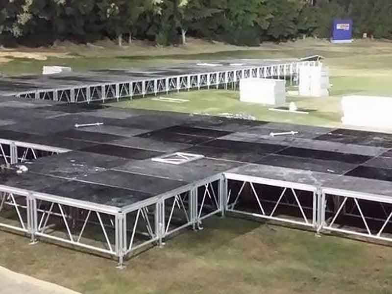 Stage system for catwalk show