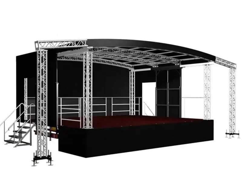 Curved roof stage supplier