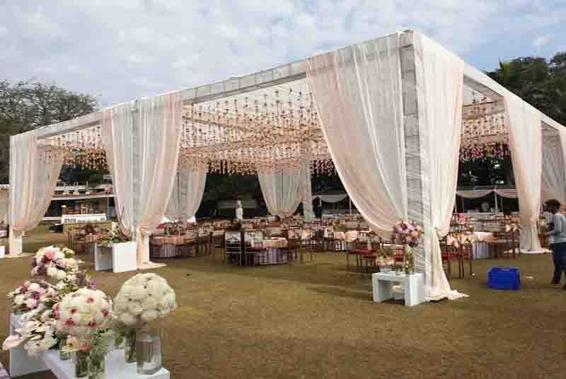 Wedding stage truss design