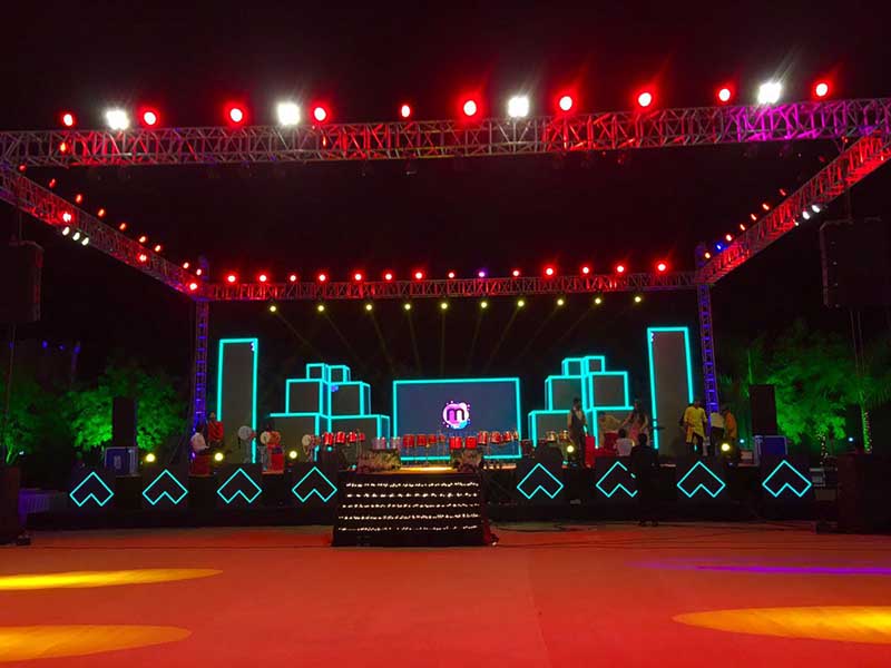 Outdoor aluminum wedding stage truss