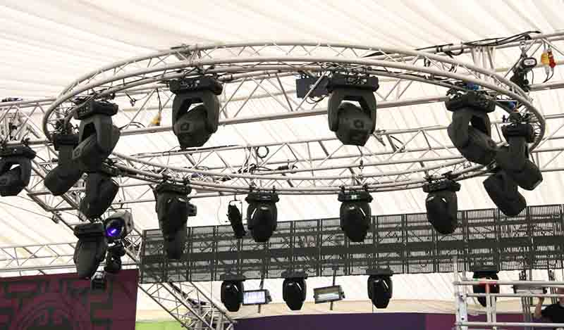 Wedding event circular truss Wedding event circular truss
