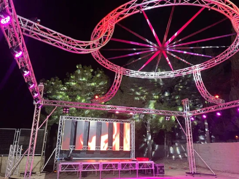 aluminum circular truss for wedding