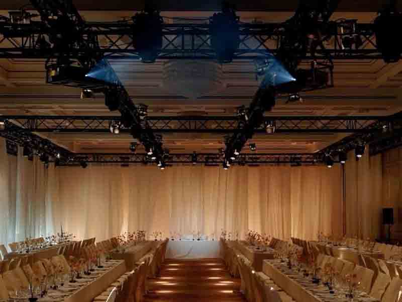 Custom Black Truss for Weddings