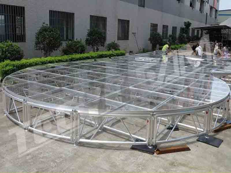 acrylic wedding stage