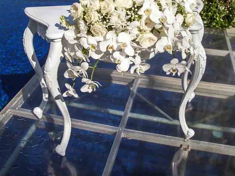 luxury glass stage design