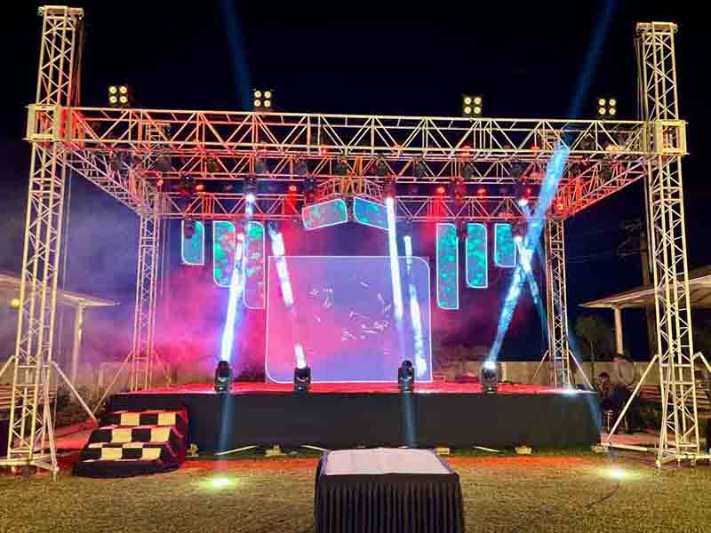 LED Wedding Box Trusses