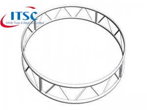 Alumimum Vertical Single Ladder Circular Truss