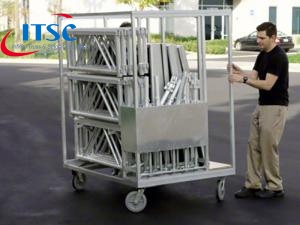 Portable Modular Aluminium Stage Trolley