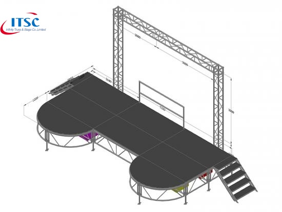 6m x 3.5m Outdoor LED Screen - Innovation Productions Innovation Productions