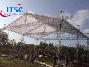 20M Aluminium Triangular Roof Stage Truss System Price
