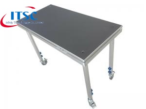 1x2m Aluminium Portable Quick Lock Stage on wheels