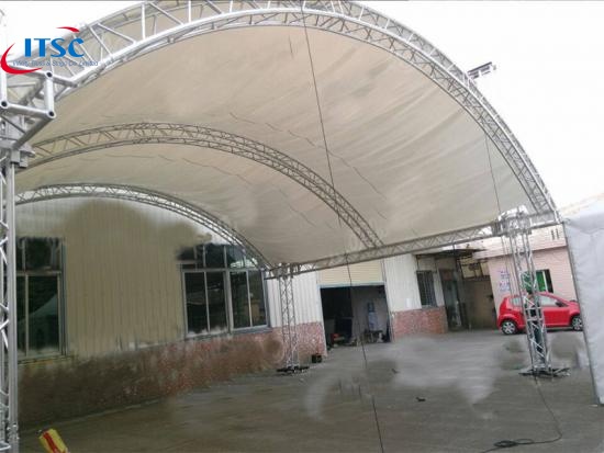 32ft Stage Curved Roof Architecture Covering Deck,32ft Stage Curved Roof  Architecture Covering Deck Factories